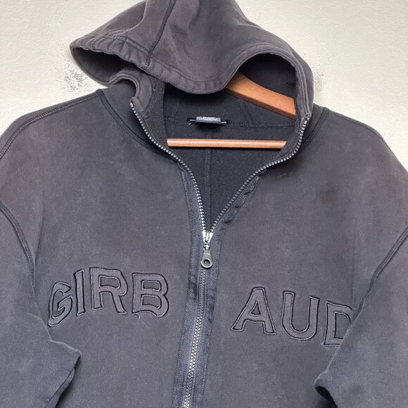 Marithe Francois Girbaud Hoodie Sweatshirt Men 3XL Black Gymwear Streetweart - Picture 5 of 12